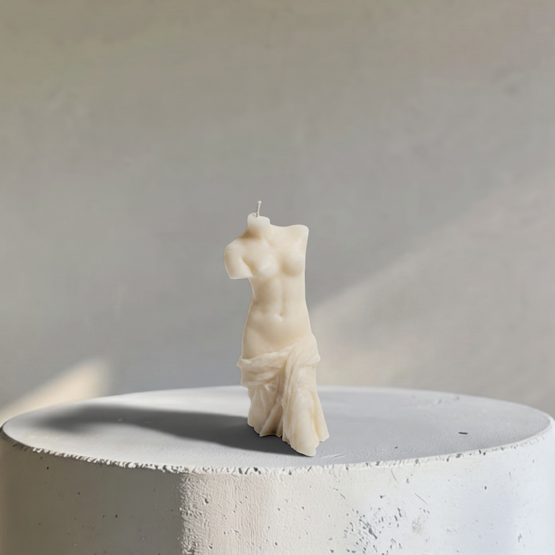 Artemis, Lady Silhouette Decora Candle, 2.5"W x 6"H