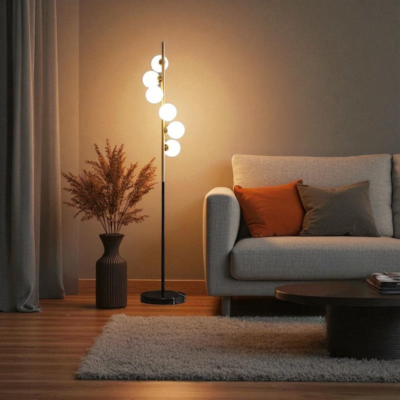 Lunar Essence, Pillar Floor Lamp, Contemporary & Timeless Charm