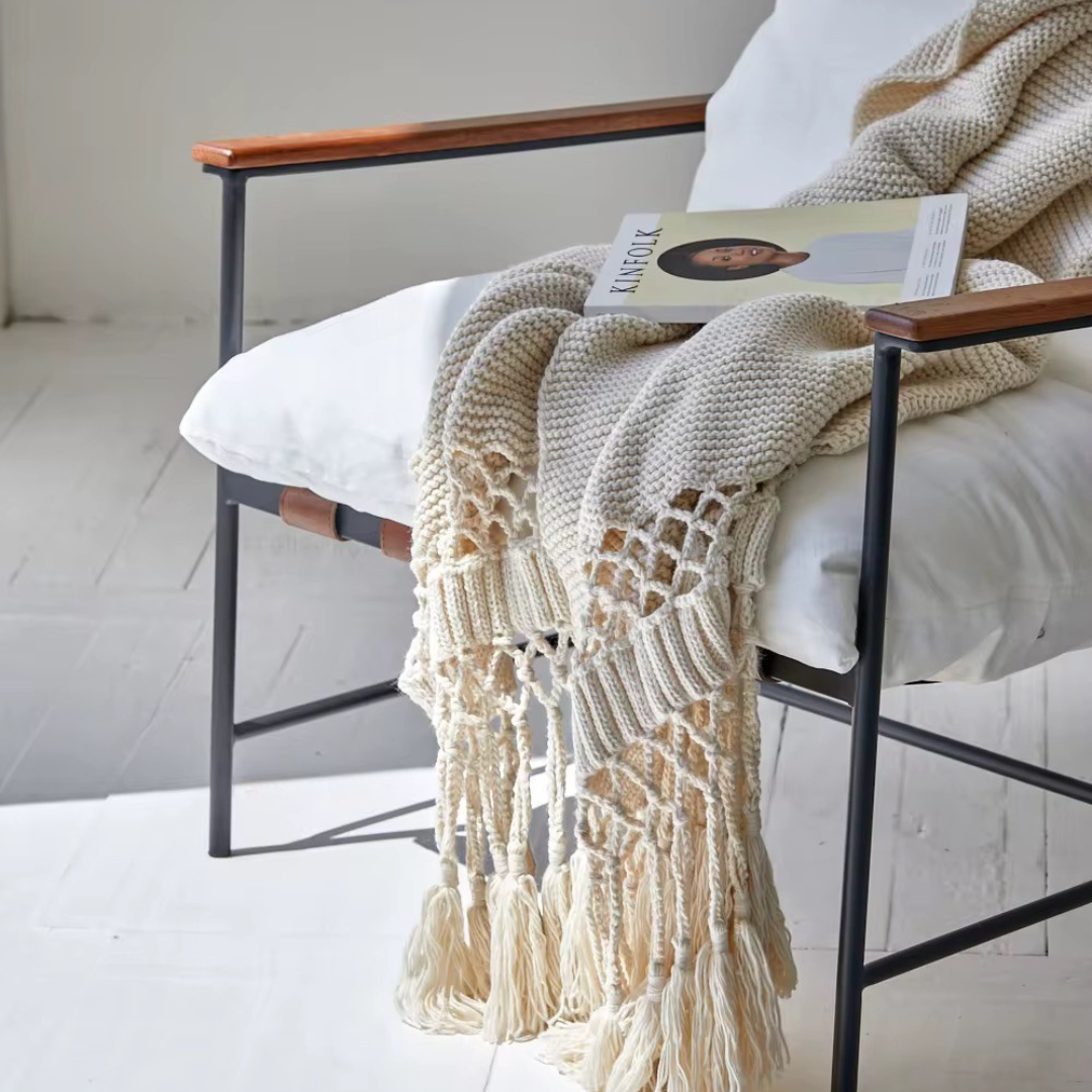 Vera, Steel & Leather Oversized Lounge Chair in White, 33”L x 41”W x 34”H