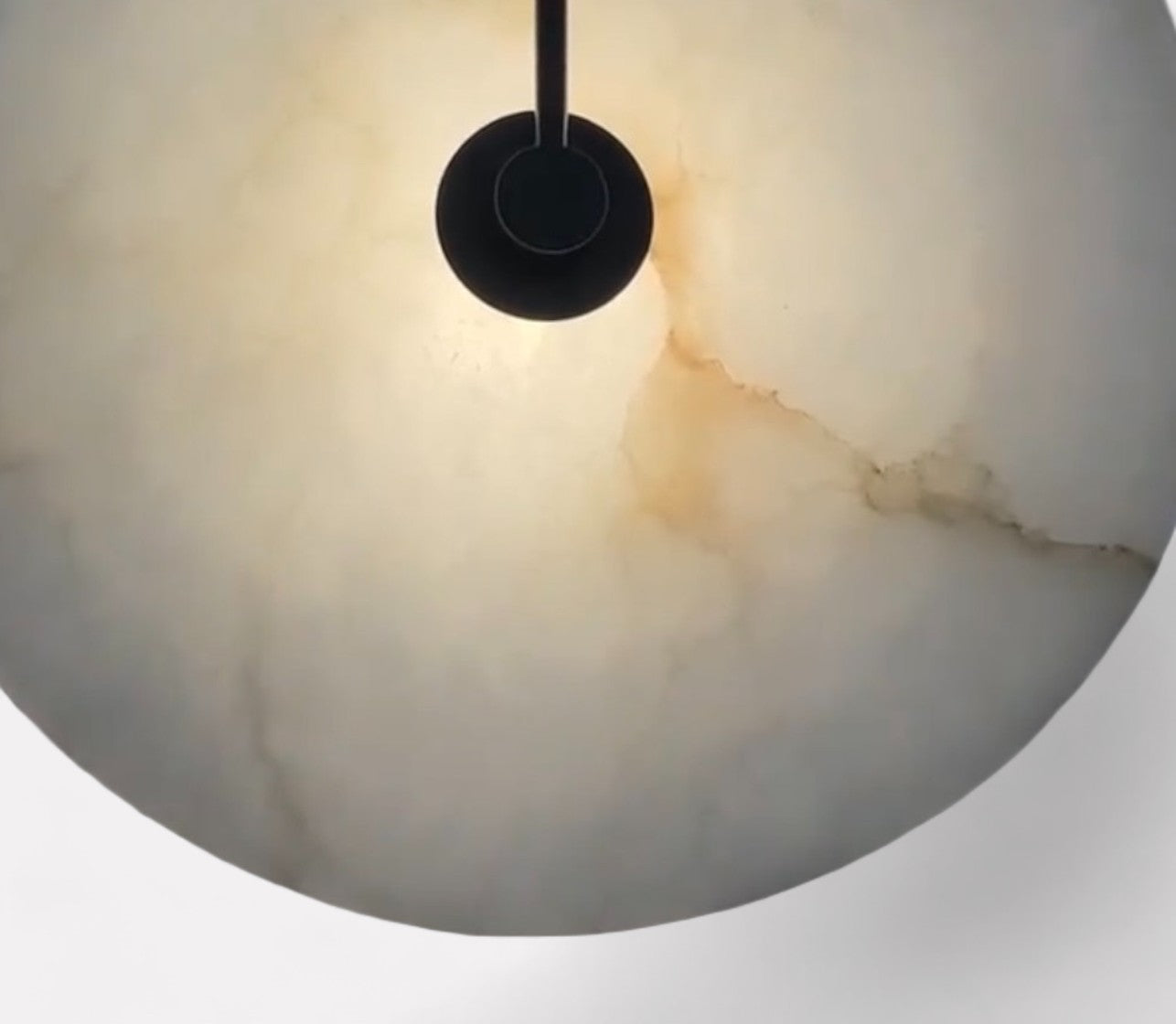 Isadora, Sconce, Opulent Alabaster and Solid Brass, Subtle Luminosity for Luxury Interiors