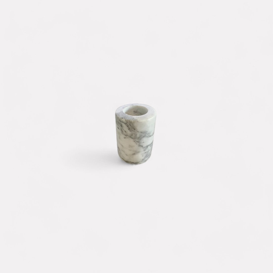 Luna Marble Taper Holder, Three Sizes