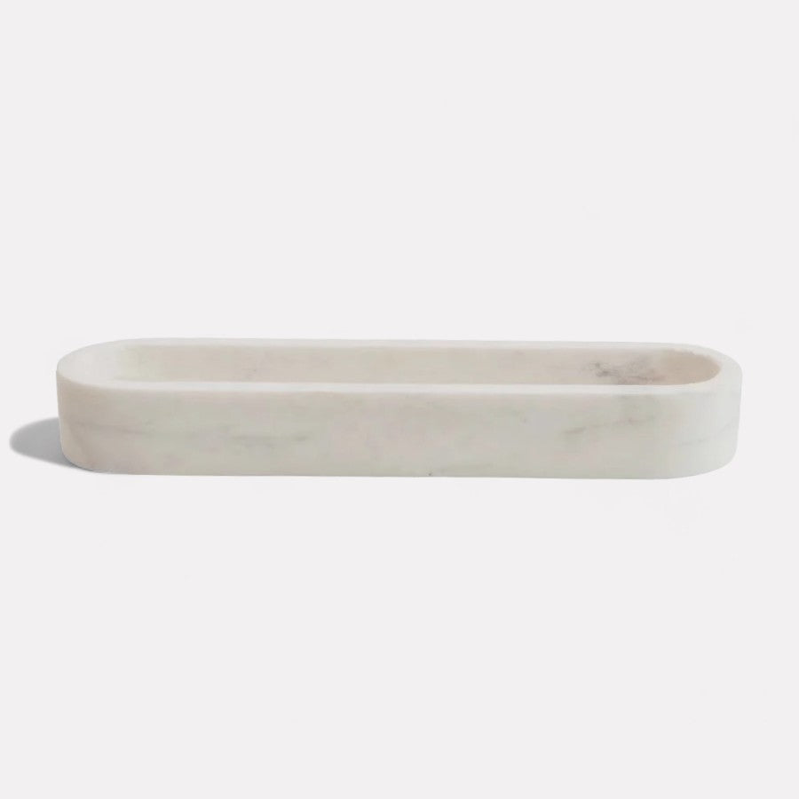 Carrara Cielo Marble Stone Serveware