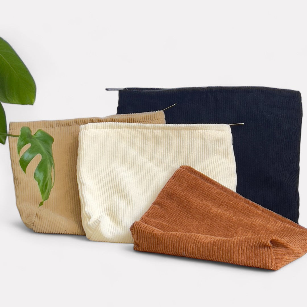 Cordula Soft Corduroy Clutch