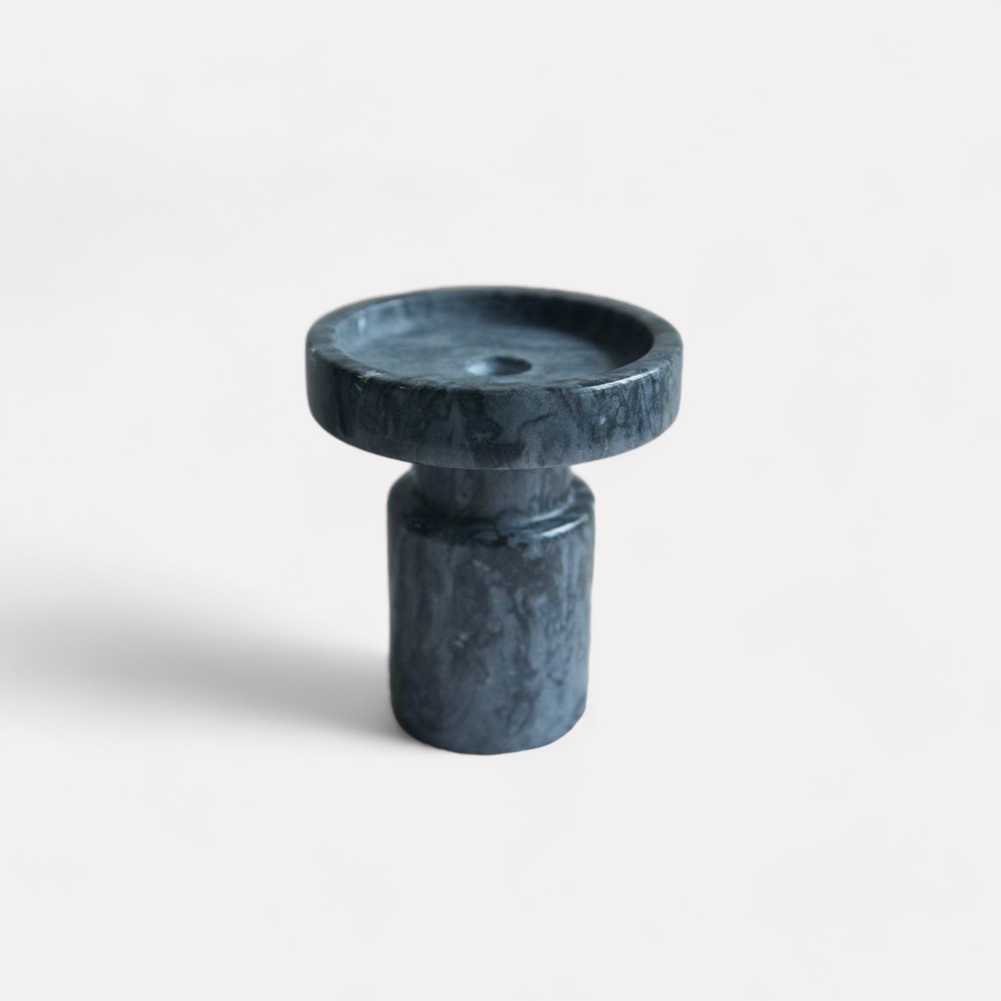 Noir Oceana Marble Candle Holders