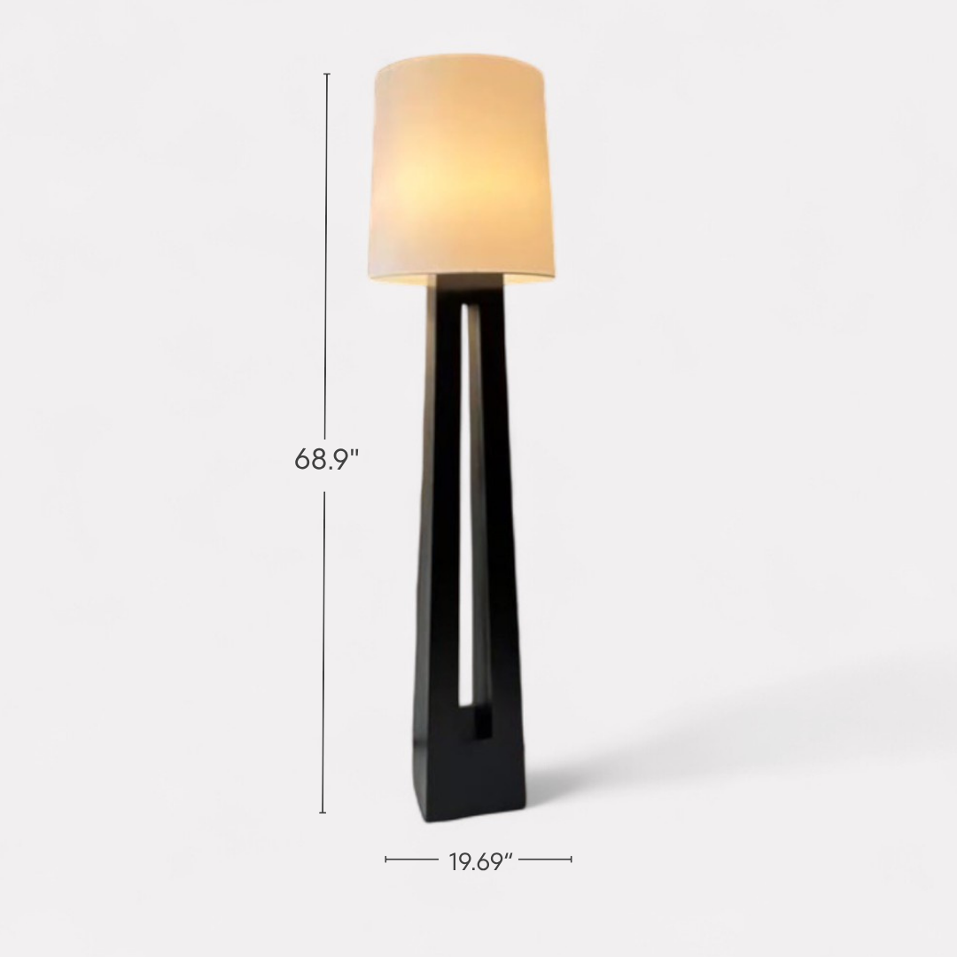 Oxford, Sculpture Art Lamp, Timeless Modern Floor Lamp 19.69" D x 68.9" H