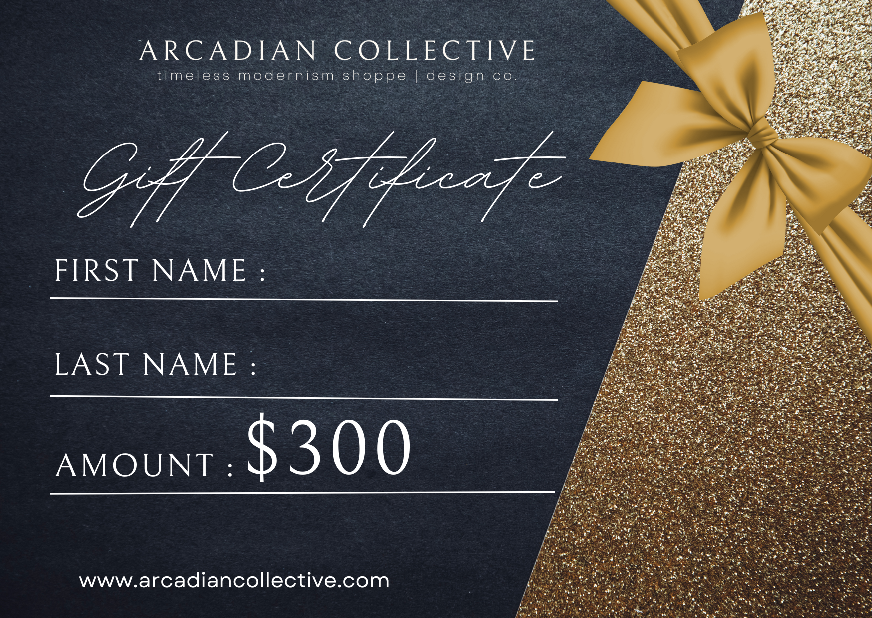 Arcadian Collective Gift Cards