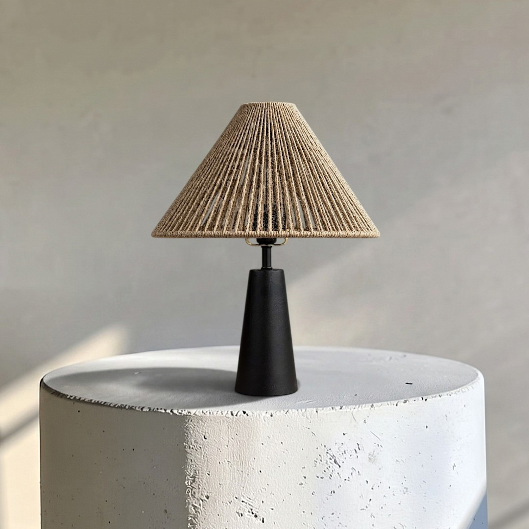 Althea, Sleek Conical Base with Radiant Pleated Shade, 11.8" D x 18.3" H
