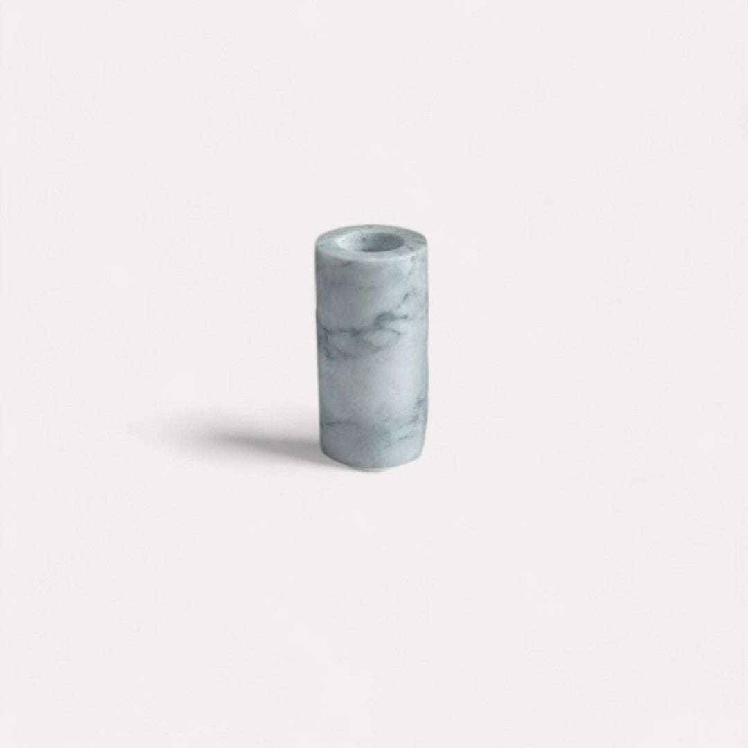 Luna Marble Taper Holder, Three Sizes