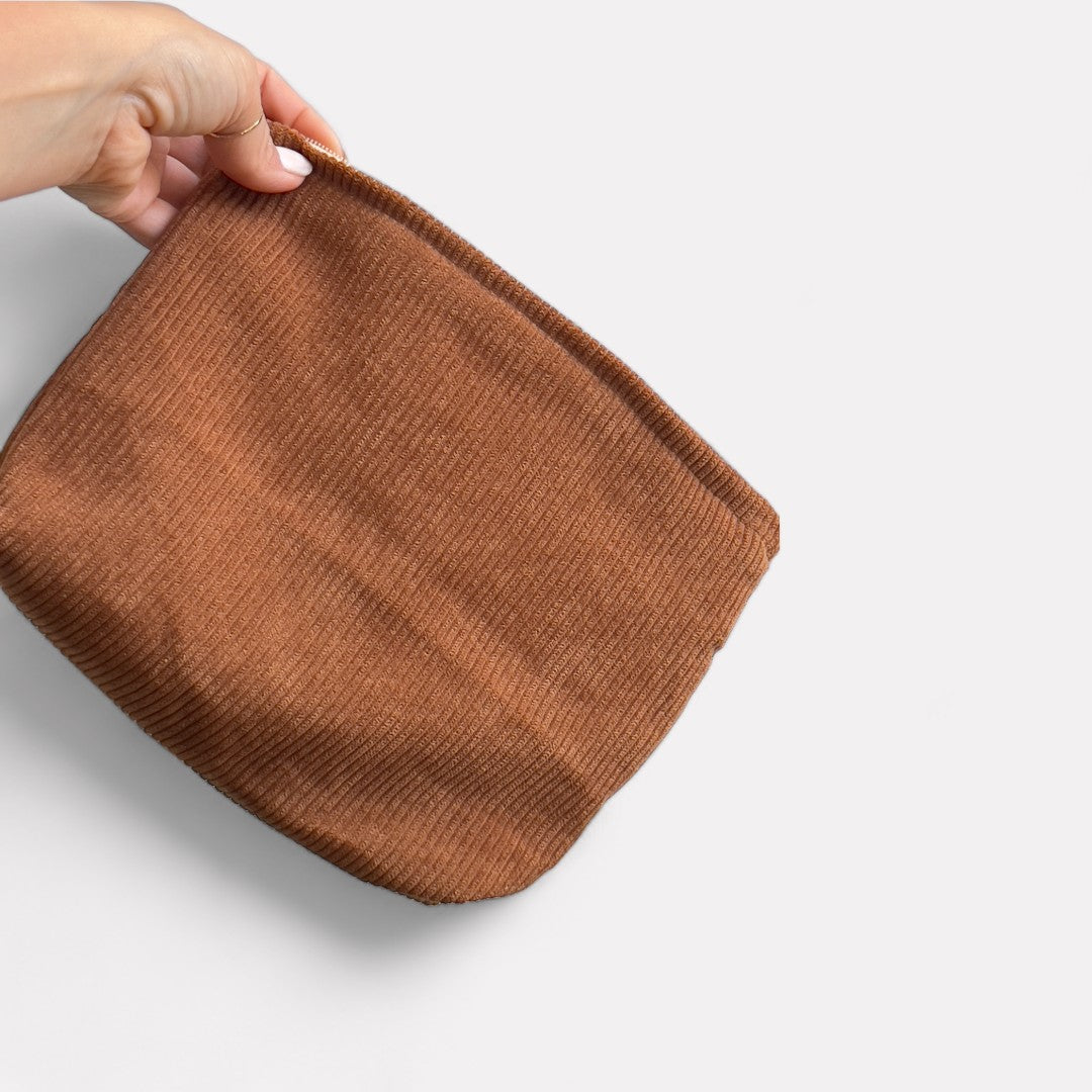 Cordula Soft Corduroy Clutch