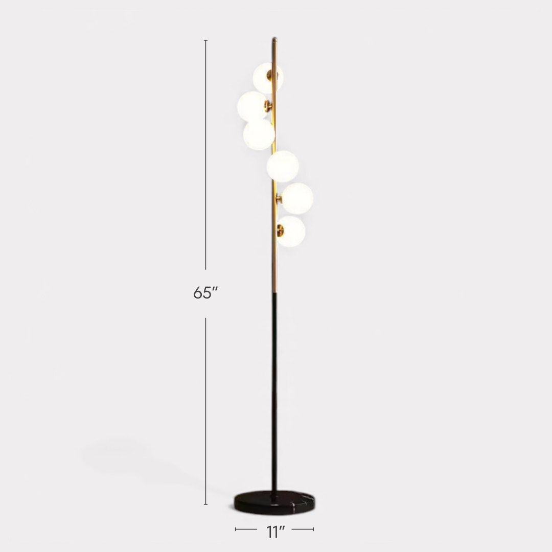 Lunar Essence, Pillar Floor Lamp, Contemporary & Timeless Charm