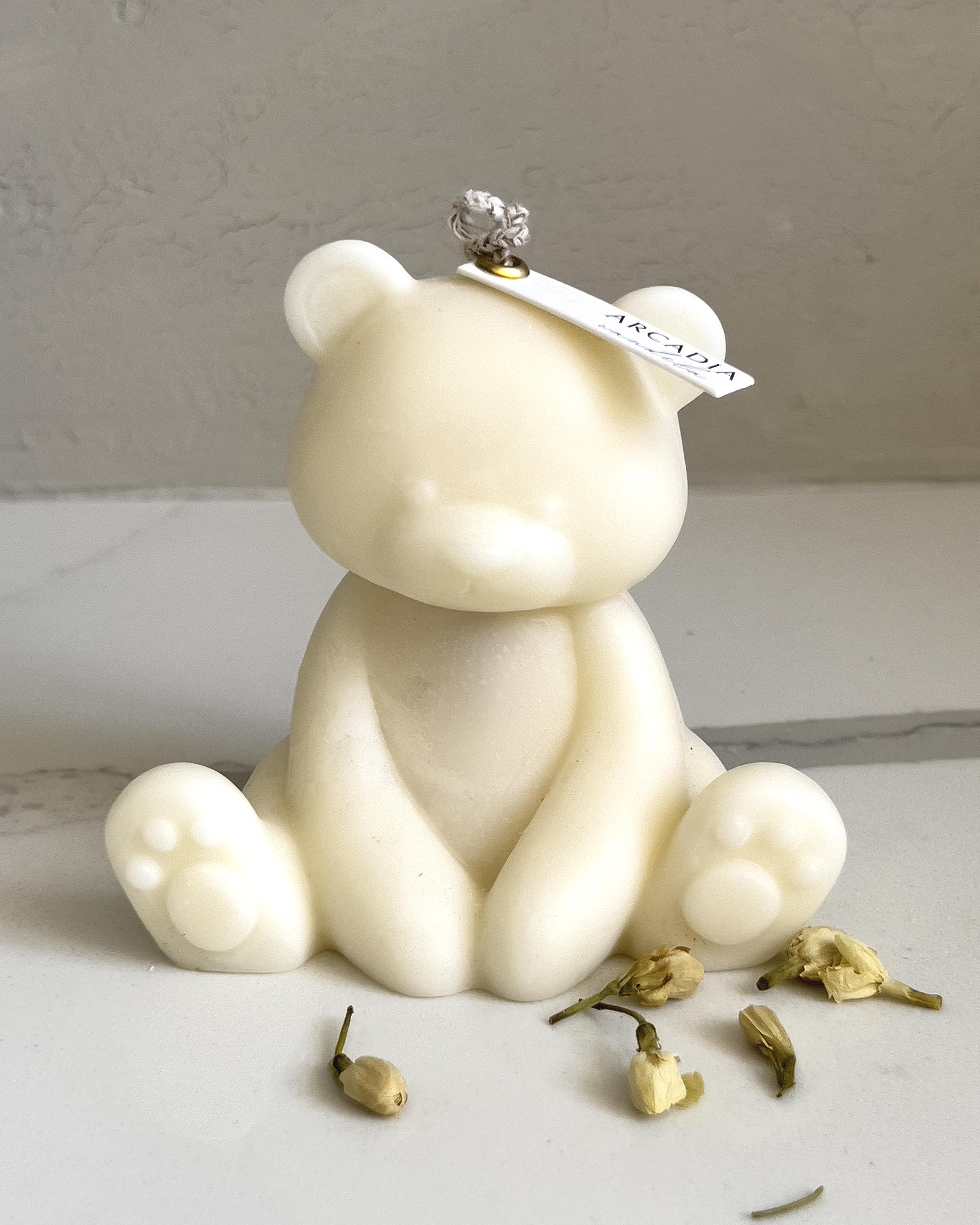 Teddy Bear Sculpture Candle